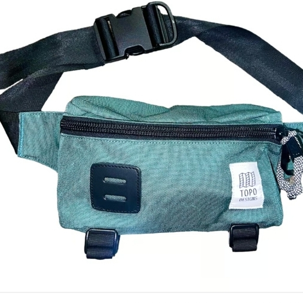 Topo Designs Green Belt Bag